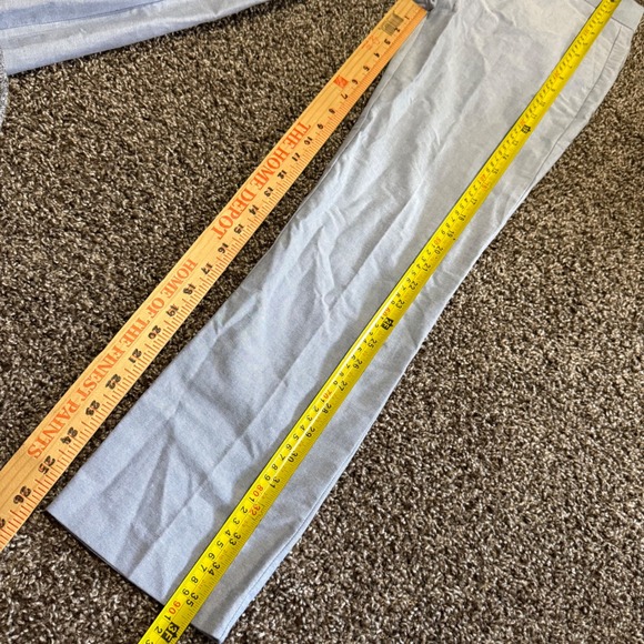 Crewcuts Boys 12 set of 3 1 Light Blue Thompson Fit Chino‎ Pants 2 shirts plaid - Picture 2 of 9